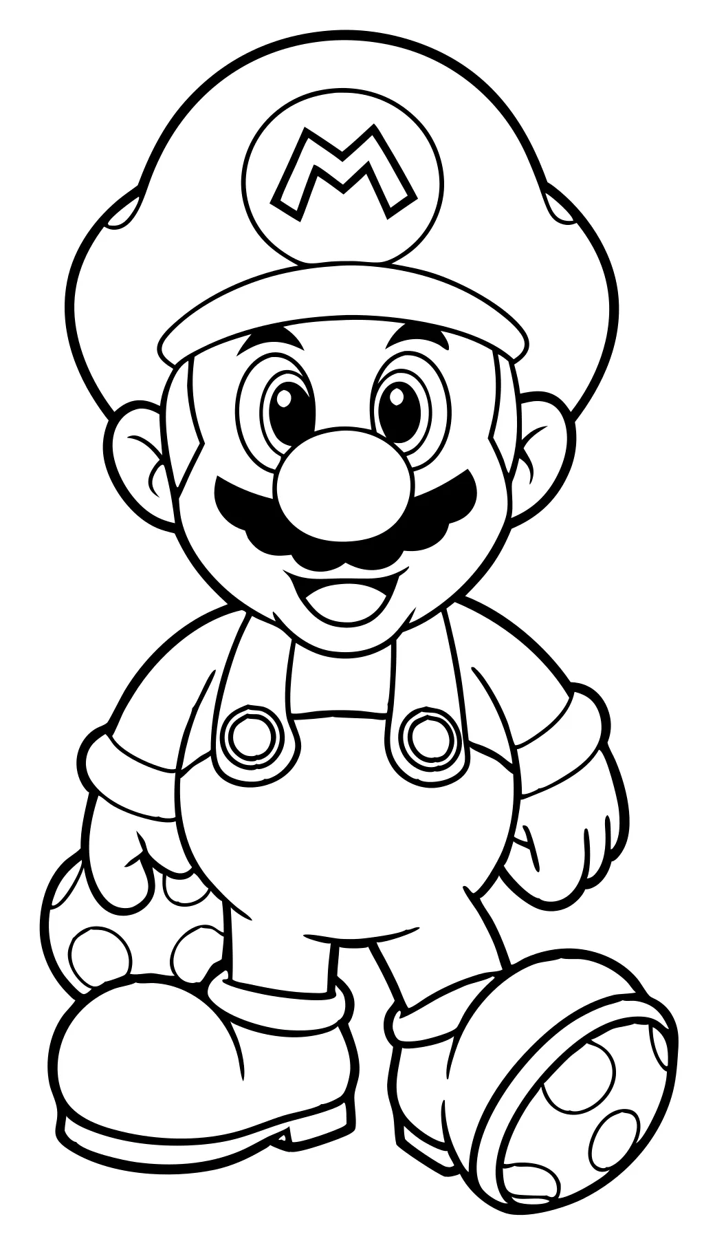 Páginas para colorear Mario Brothers